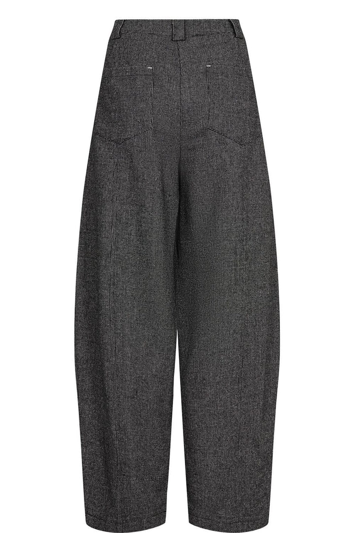 Nümph - Nuroki Barrel Pants 707478 - Dark Grey Melange Bukser 