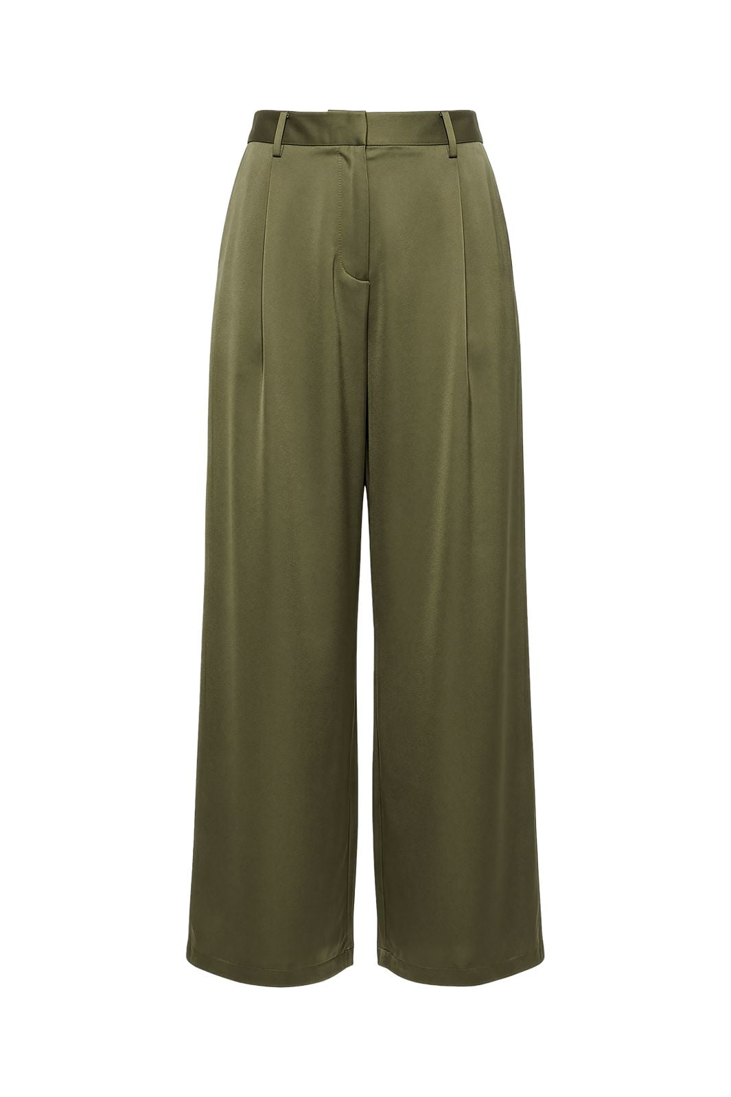 Object - Objchilli Wide Pant 148 - 5201679 Martini Olive