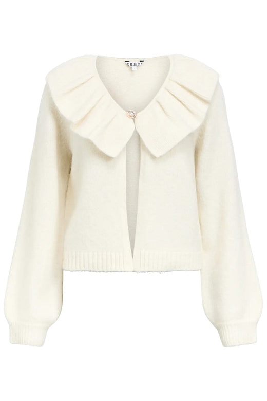 Object - Objdenisi L/S Lo Knit Cardigan - 4917128 Birch Cardigans 