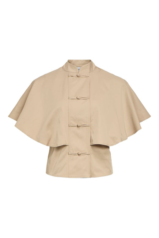 Object - Objdiala Cape Shirt Aw 26 - 5221506 Humus