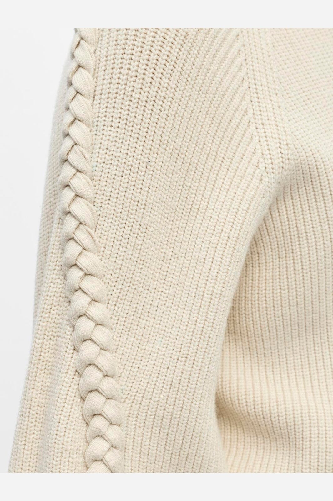 Object - Objhannah L/S Re Knit Pullover - 5049303 Birch