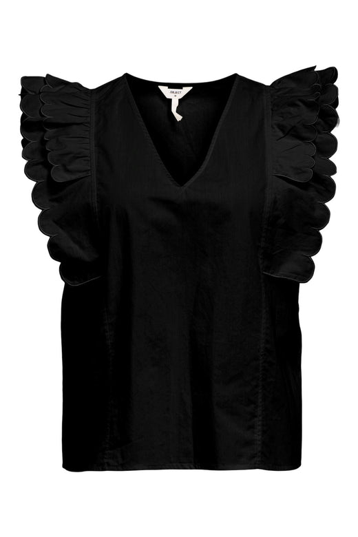 Object - Objhope Papaya Nour S/S Top - 4821436 Black