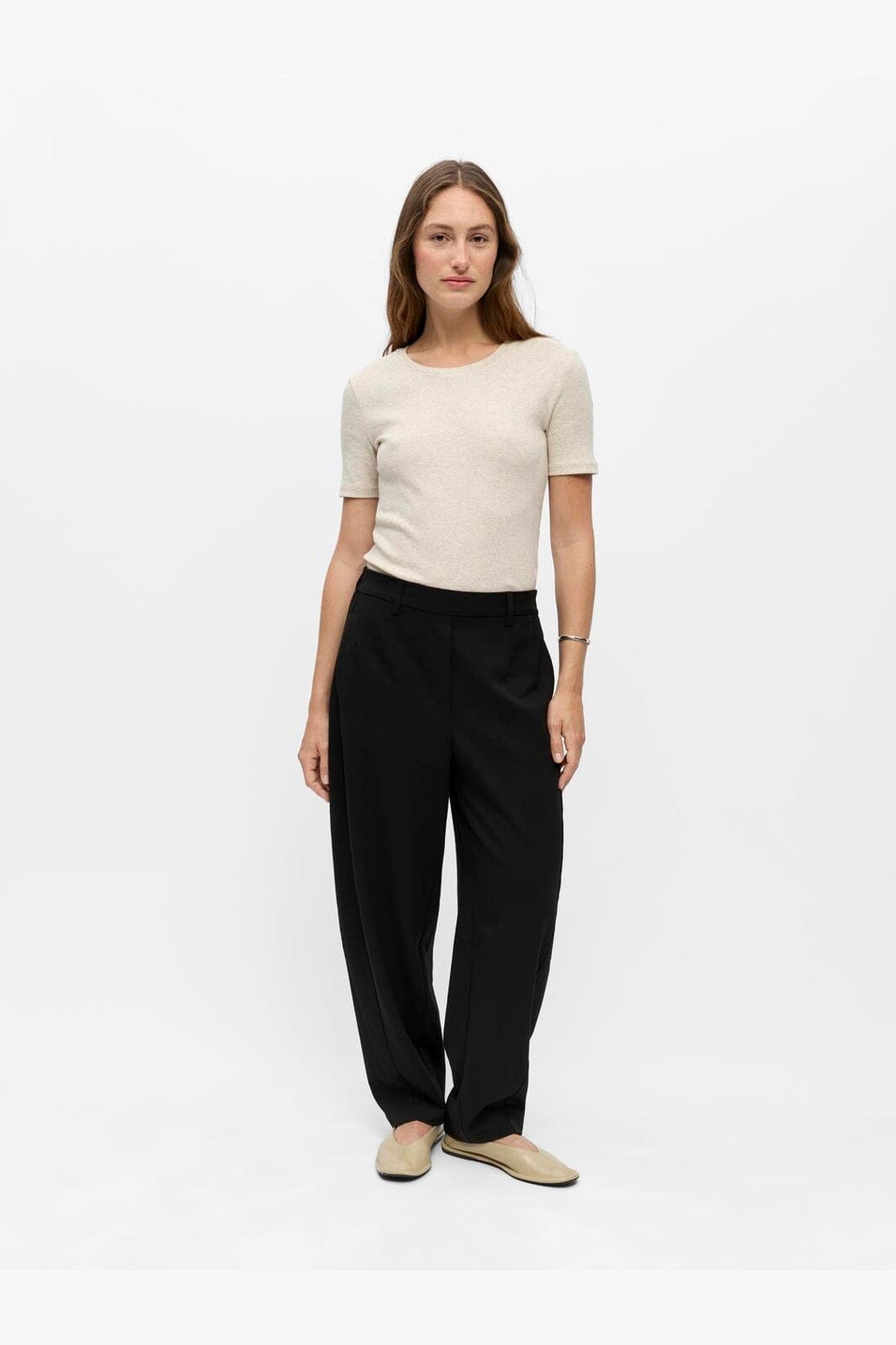 Object - Objlisa Ankle Barrel Pant - 5118380 Black