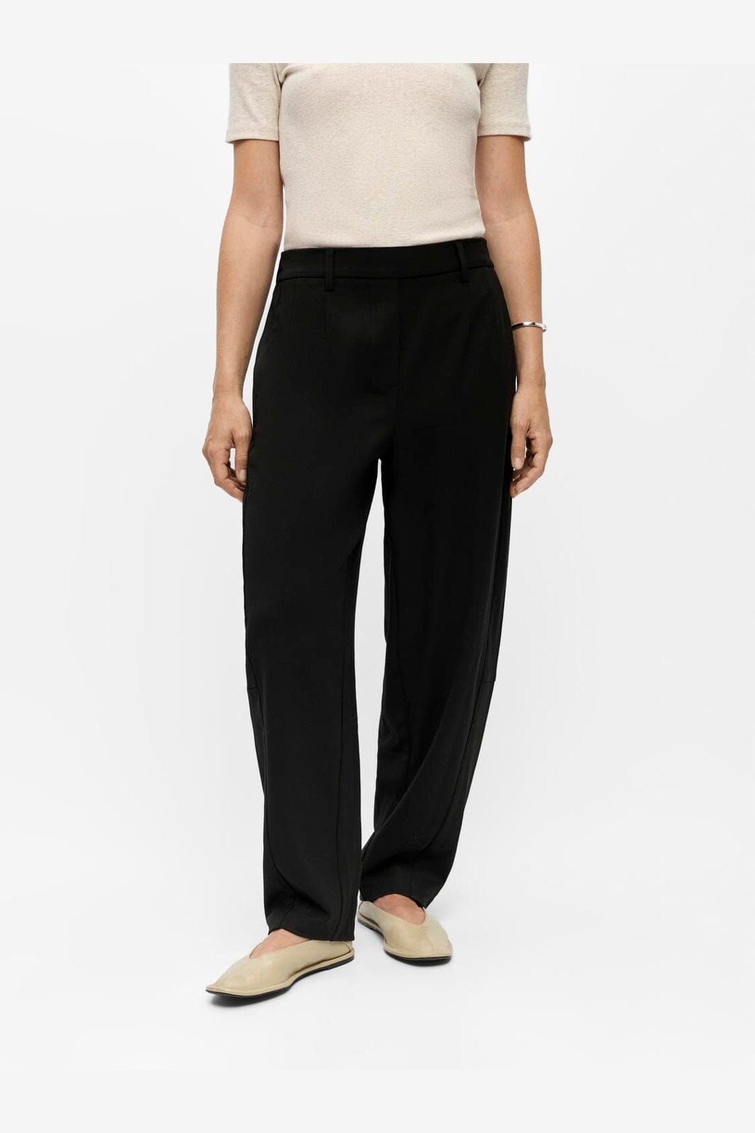 Object - Objlisa Ankle Barrel Pant - 5118380 Black