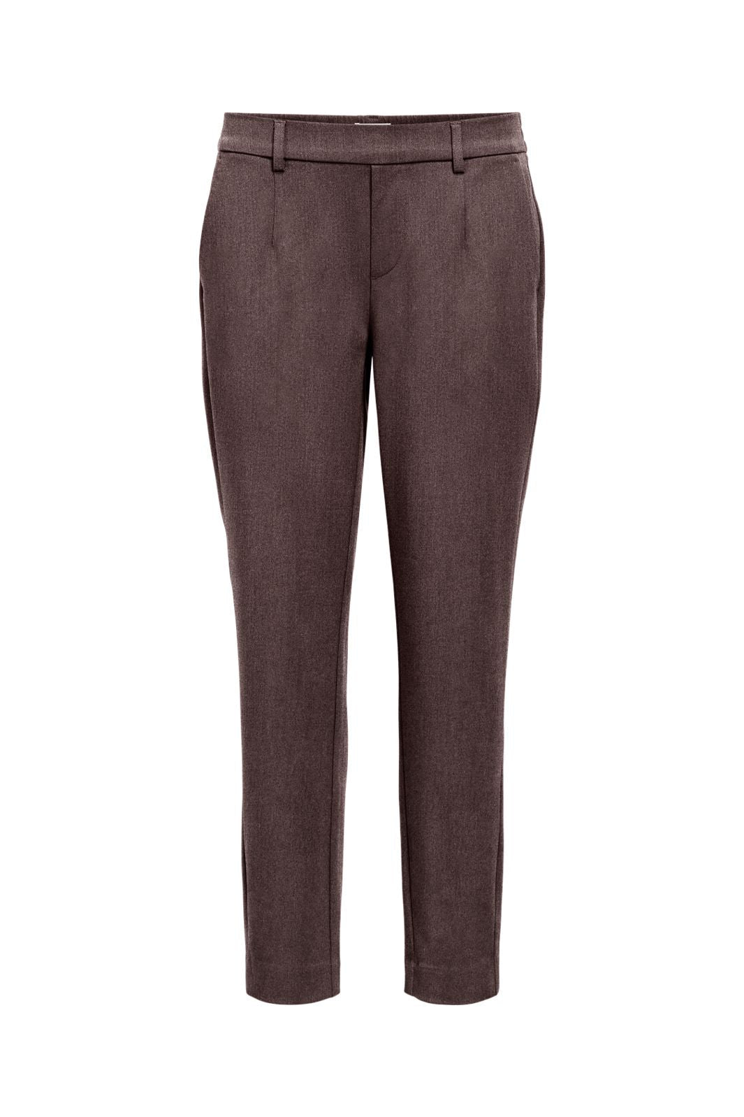 Object - Objlisa Slim Pant - 5138600 Chocolate Plum Melange