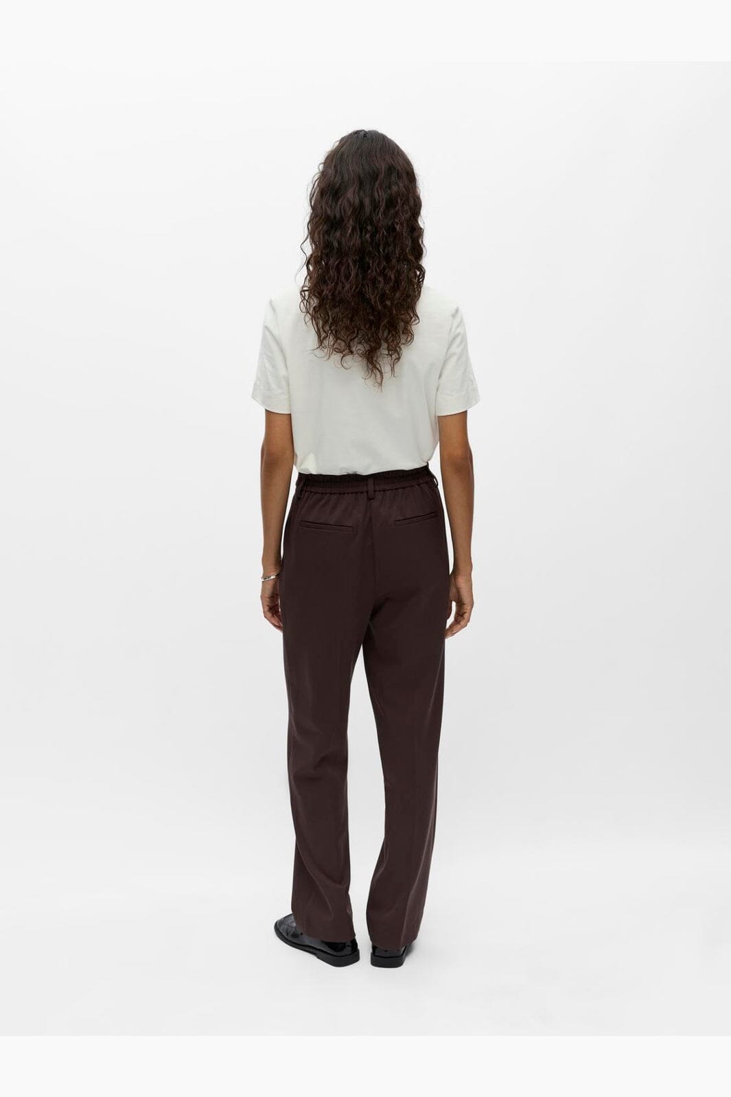 Object - Objlisa Straight Pant - 4955012 Seal Brown