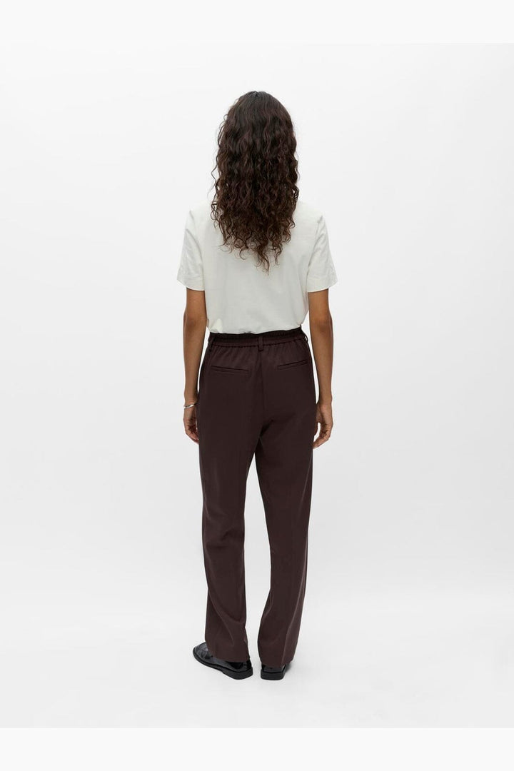 Object - Objlisa Straight Pant - 4955012 Seal Brown