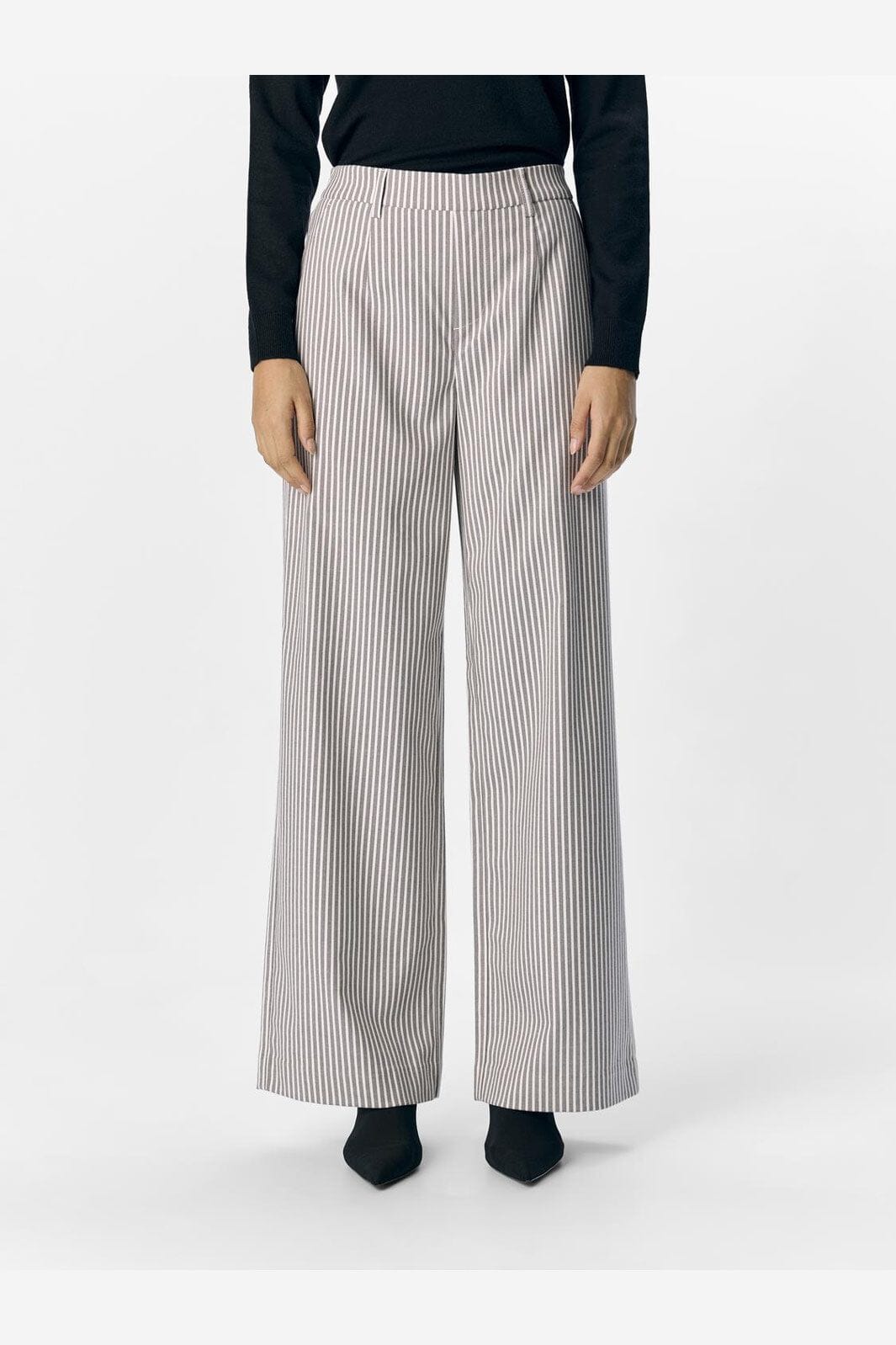 Object - Objlisa Wide Pant - 4729538 Cloud Dancer Morel