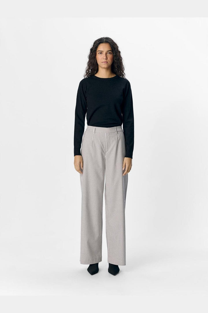 Object - Objlisa Wide Pant - 4729538 Cloud Dancer Morel