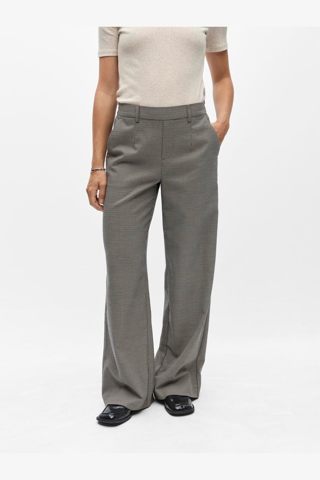 Object - Objlisa Wide Pant - 5123540 Sky Captain Brown/Sand Tooth