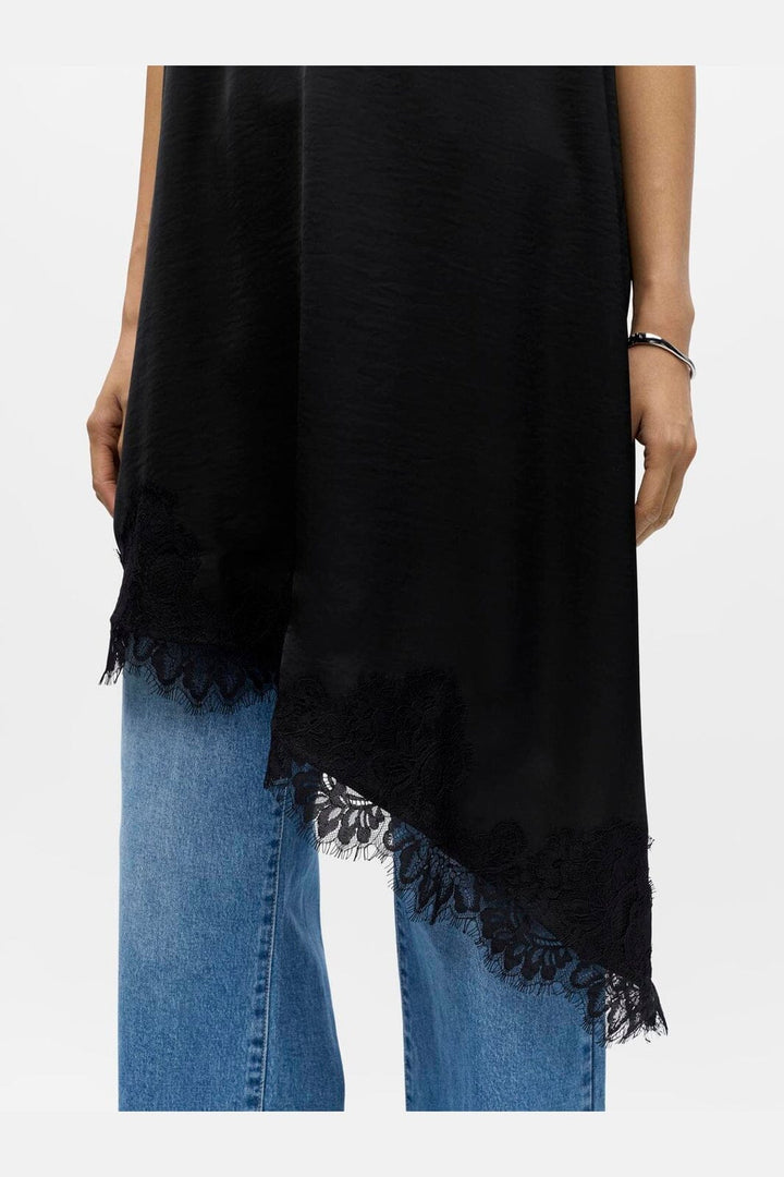 Object - Objnaline Reg Slip Lace Dress Vip 26 - 5094044 Black