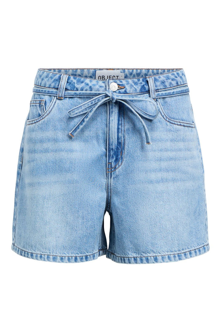 Object - Objrosie Lo Denim Short Shorts - 5043451 Light Blue Denim