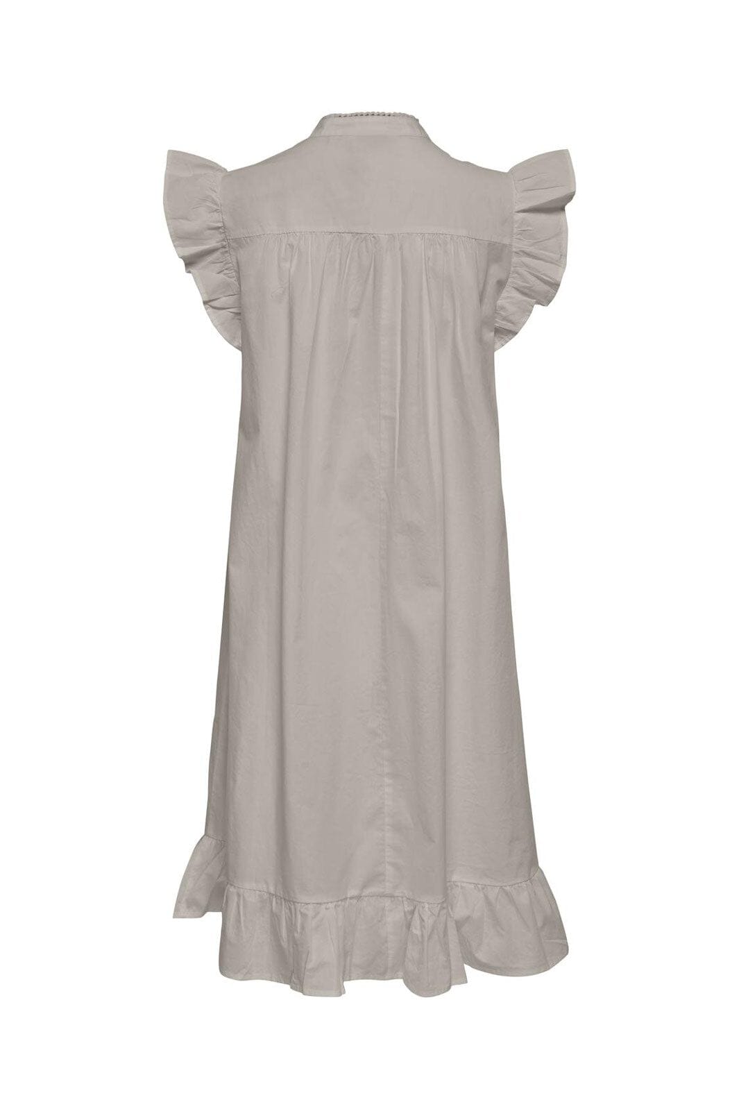 Only - Onladda S/L V-Neck Dress - 4957288 Chateau Gray