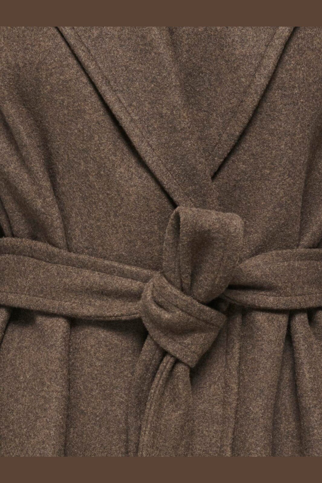 Only - Onlalvilda Wrap Coat - 5180321 Hot Fudge Melange