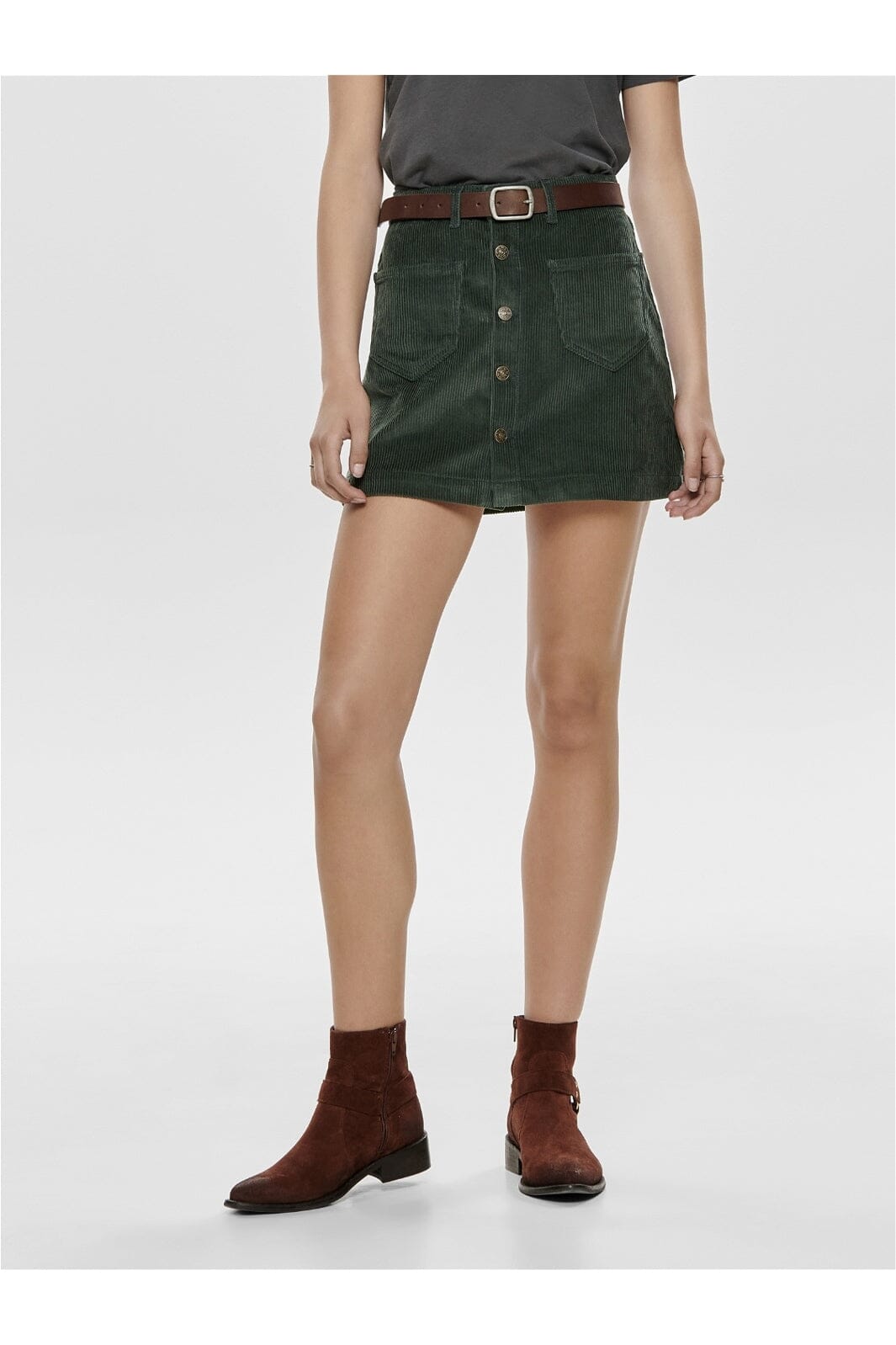 Only - Onlamazing Global Cord Skirt - 3204763 Green Gables