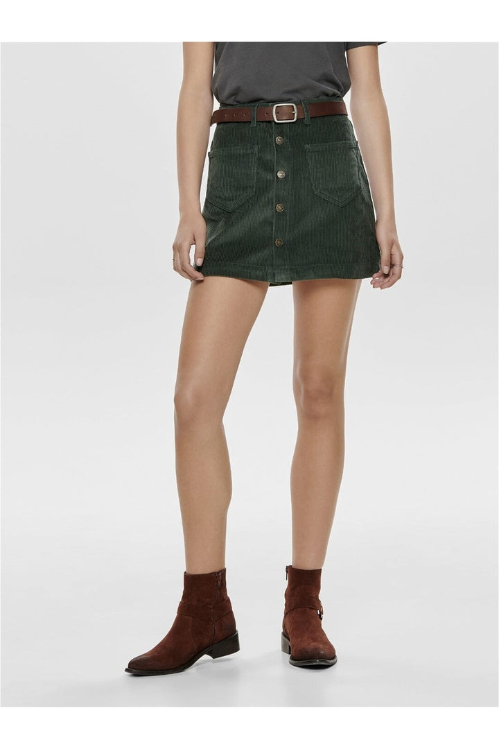 Only - Onlamazing Global Cord Skirt - 3204763 Green Gables
