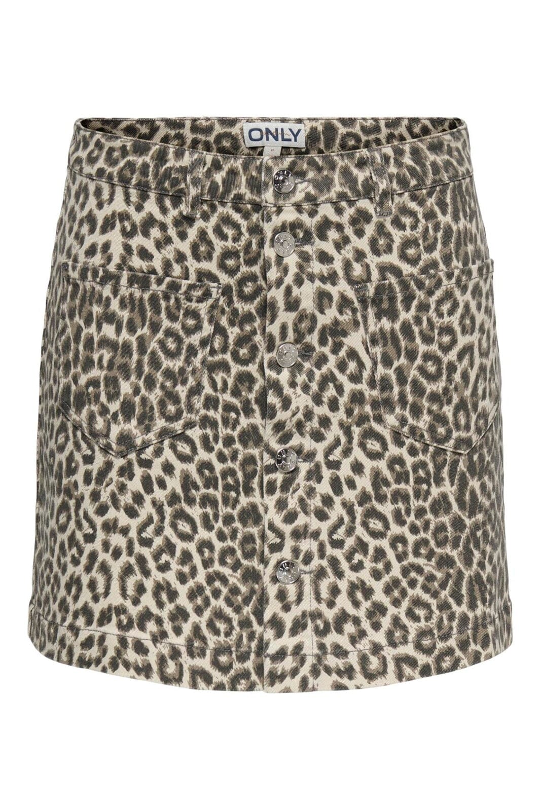 Only - Onlamazing Leo Skirt - 4982314 Cloud Dancer Black Leo