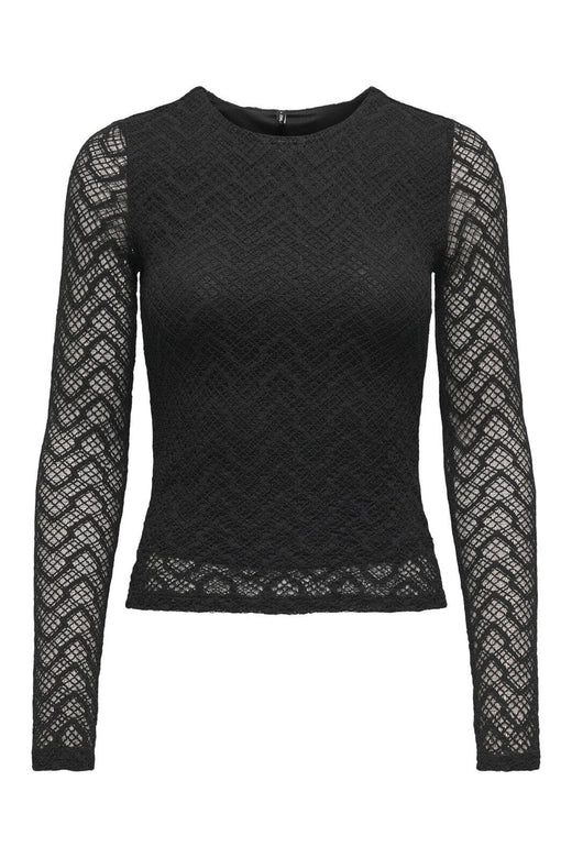 Only - Onlangila L/S Top Box - 4877608 Black