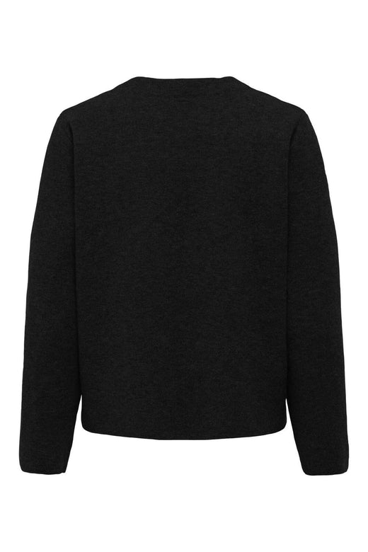 Only - Onlanneli Life Ls Button Jacket Cc Knt - 4853019 Black