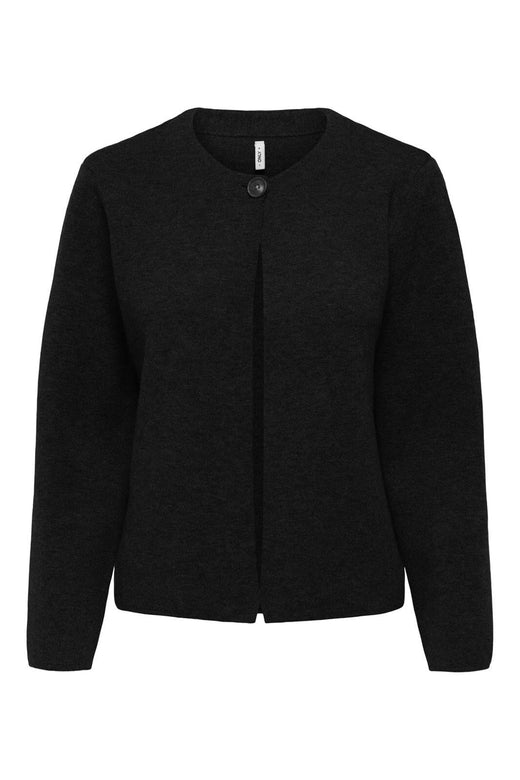 Only - Onlanneli Life Ls Button Jacket Cc Knt - 4853019 Black