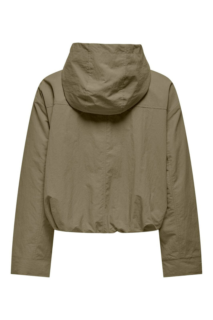 Only - Onlbealo Hood Jacket - 4982404 Aloe Silver Trim