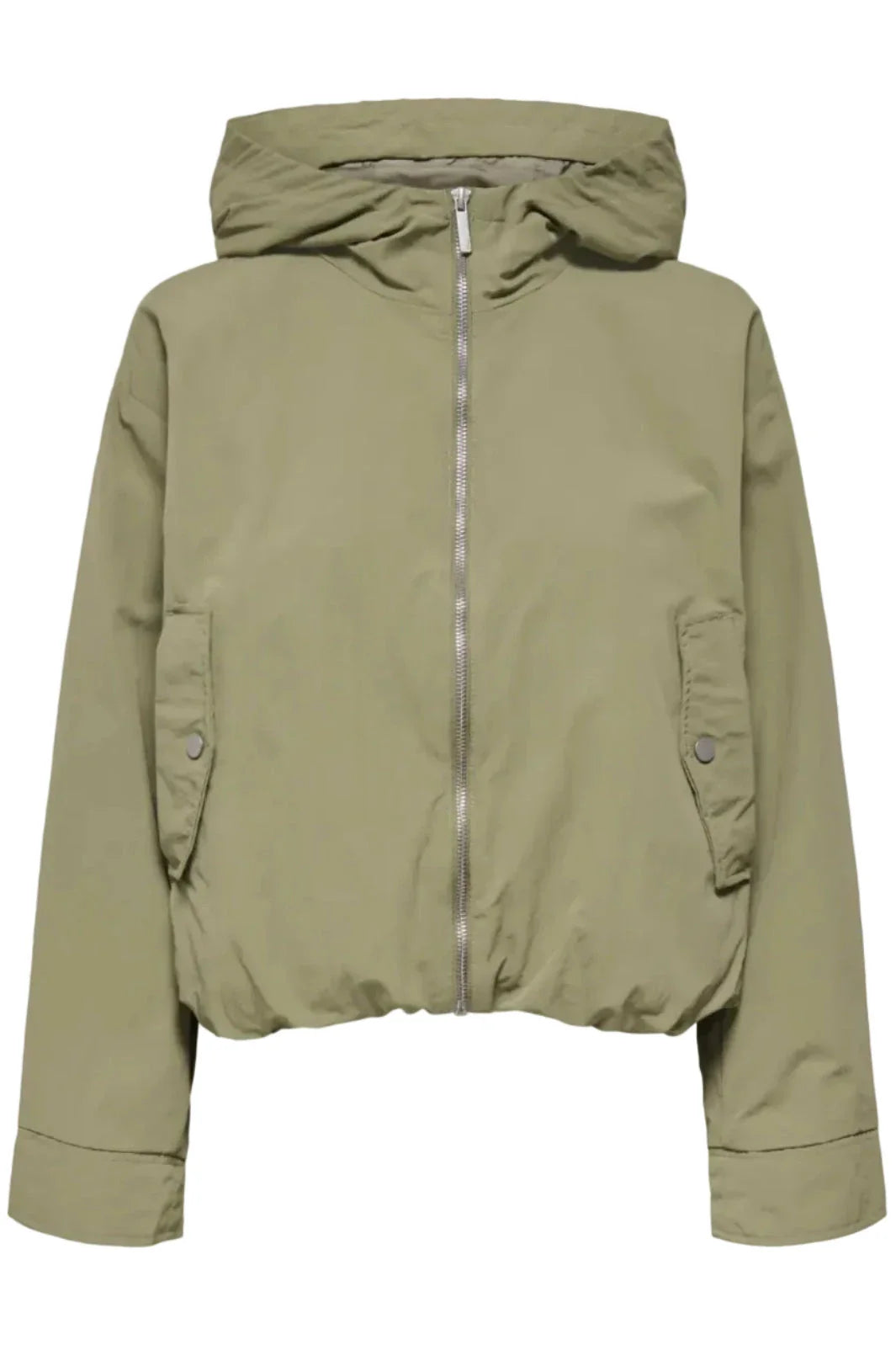 Only - Onlbealo Hood Jacket - 4982404 Aloe Silver Trim Jakker 