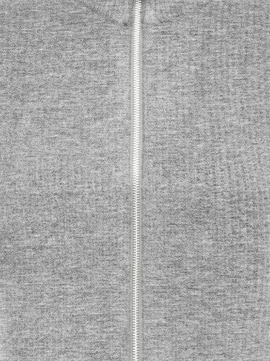 Only - Onlbianca Sl Highneck Zip Vest Knt - 5172505 Medium Grey Melange Silver Zip Frakker 