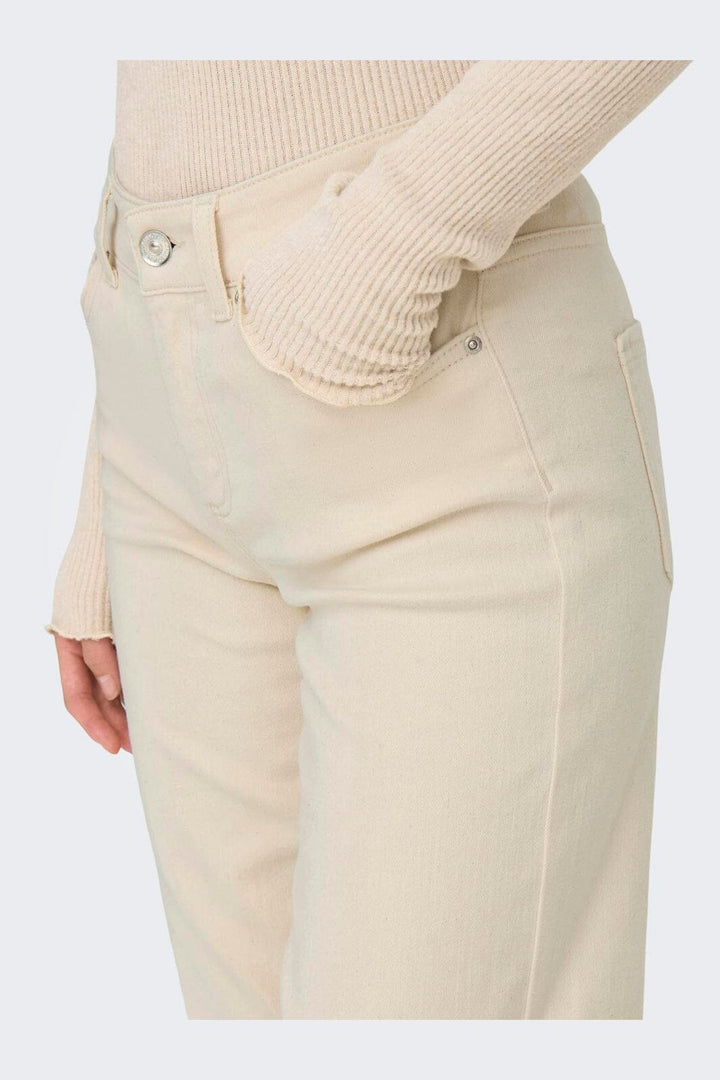 Only - Onlblush Mid Straight Dot - 4641414 Ecru