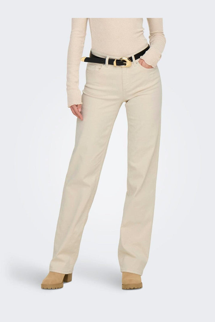 Only - Onlblush Mid Straight Dot - 4641414 Ecru