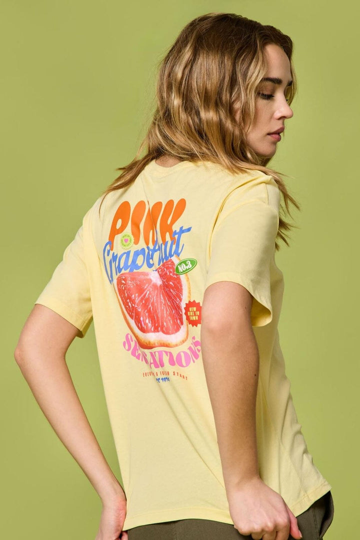 Only - Onlbolette S/S Top Box Cc - 4936981 Sunlight Pink