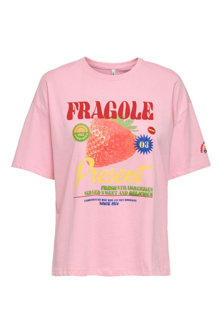 Only - Onlbolette S/S Top Box Cc - 5005641 Romance Rose Fragole