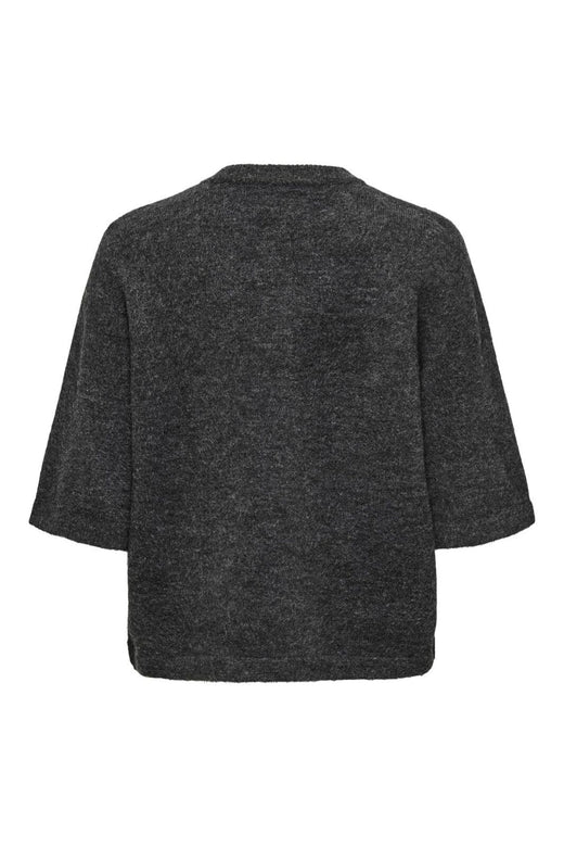 Only - Onlcamilla S/S Cardigan Knt - 4807878 Dark Grey Melange