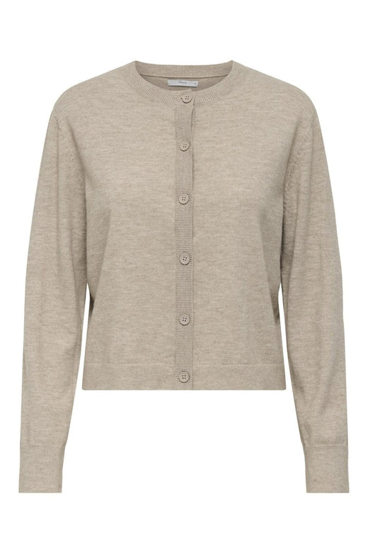 Only - Onlcamille Basic L/S Cardigan Knt - 4770074 Pumice Stone Melange