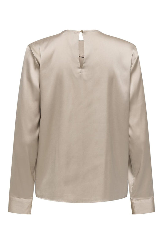 Only - Onlcamille Ls Satin Deatil Top - 4846250 String