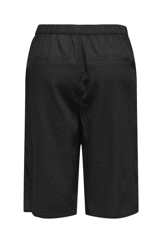 Only - Onlcaro Linen Bl Bermu Shorts Cc - 4727116 Black