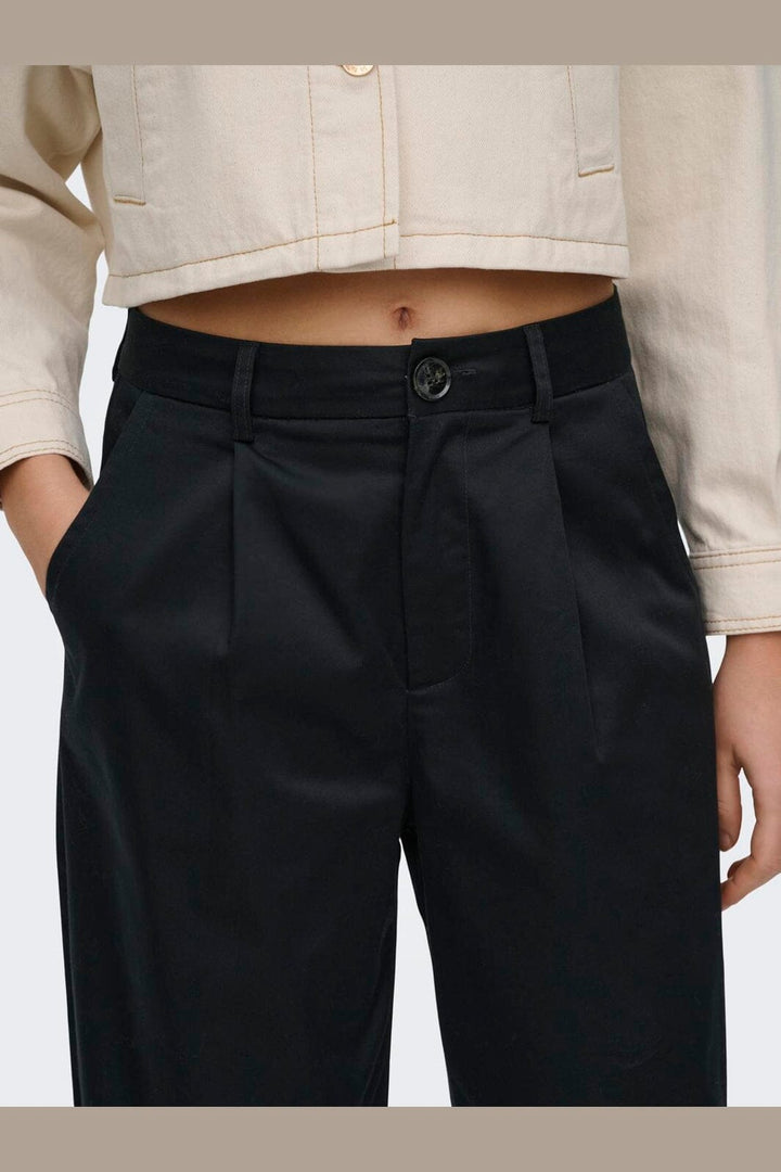 Only - Onlcasil Barrel Chino Pant Cc - 4983341 Black