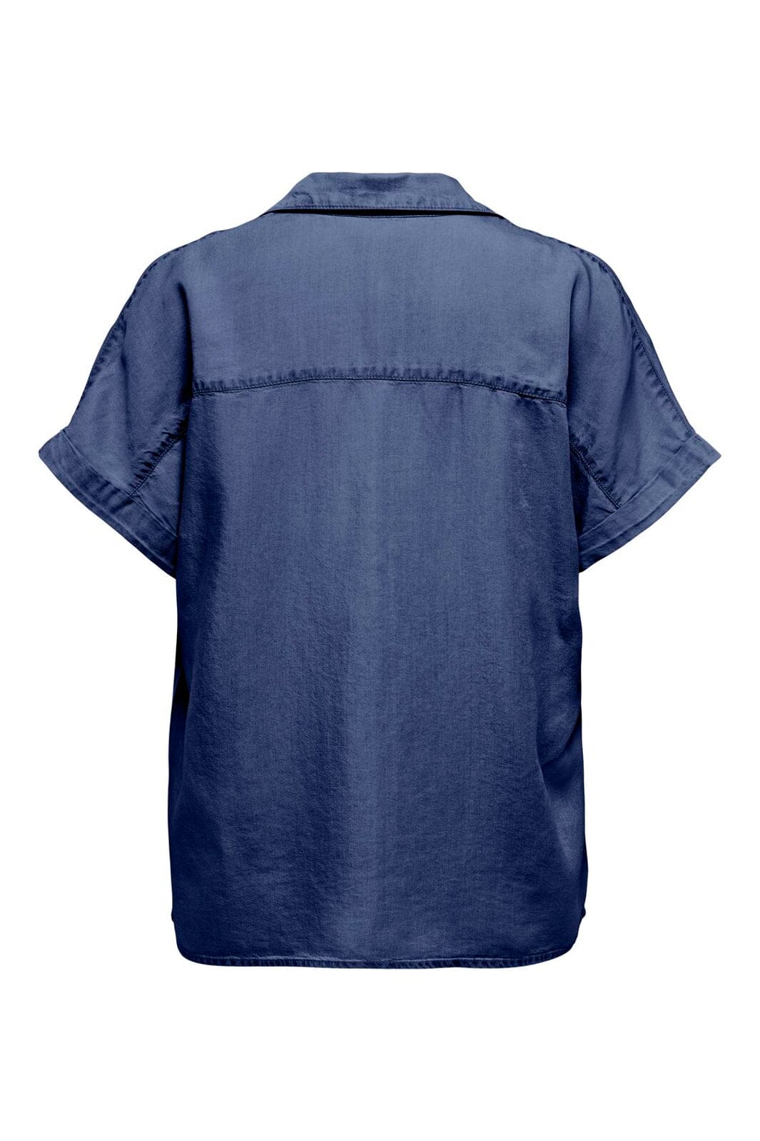 Only - Onlcharis Life Cap Sleeve Shirt Cc - 4977052 Dark Blue Denim