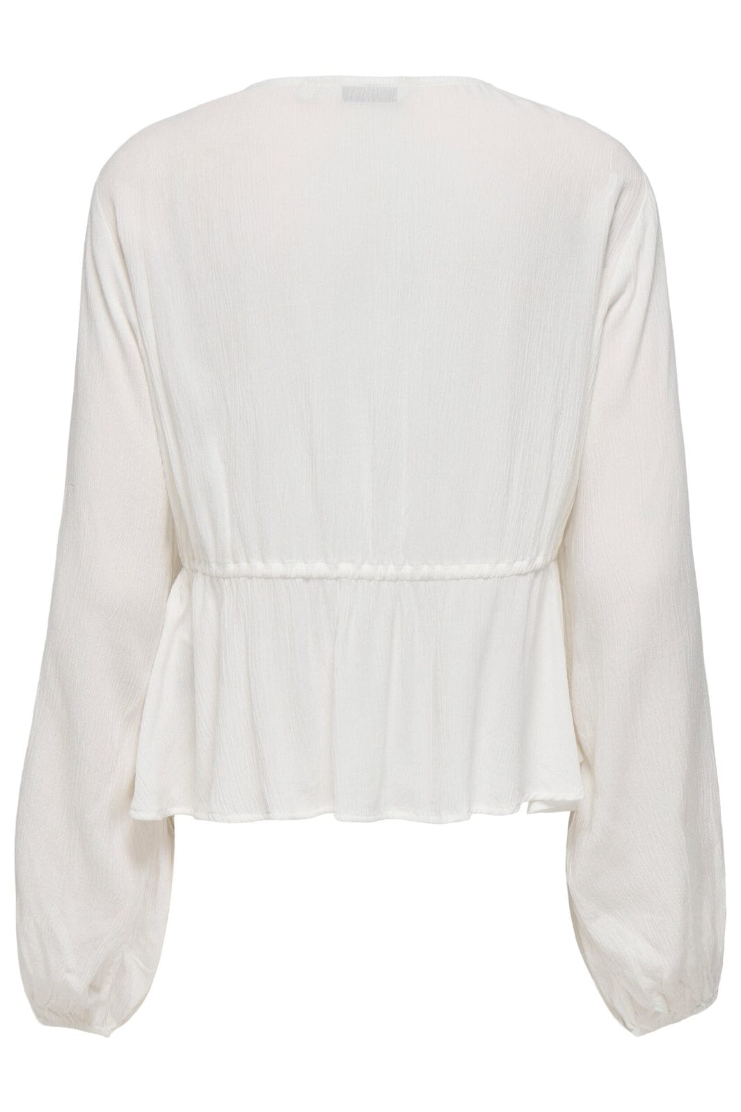 Only - Onlchiara Ls Tie Top - 4870234 Cloud Dancer
