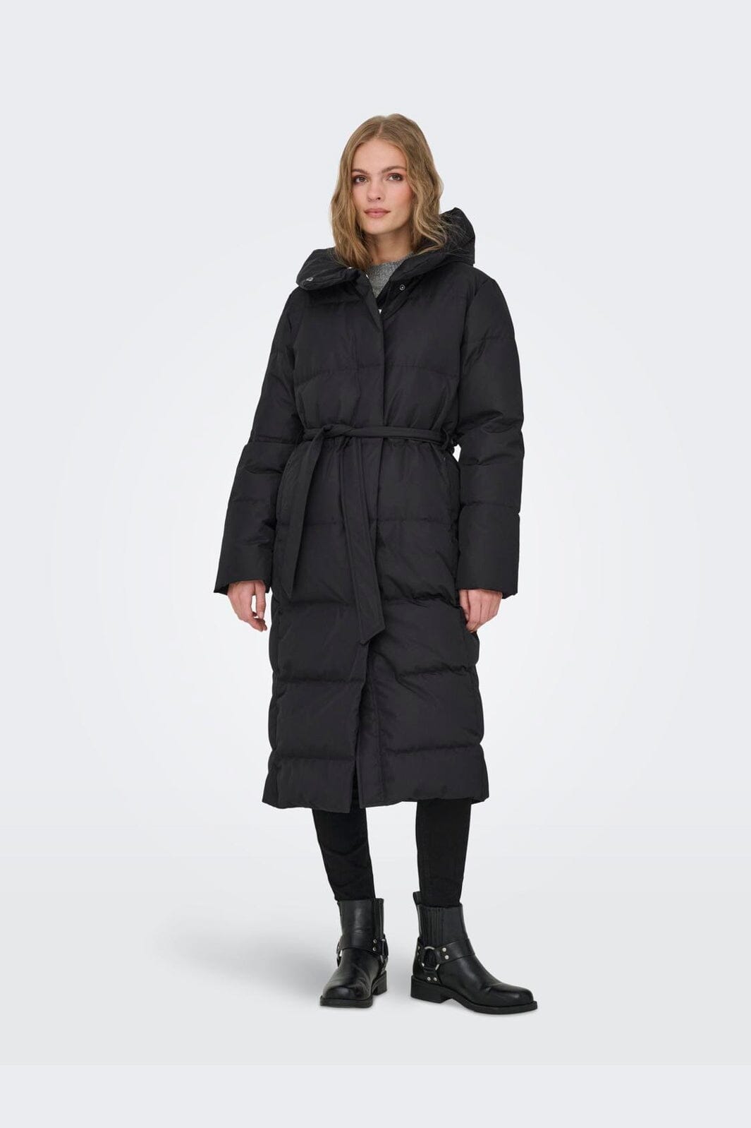 Only - Onldagmar Puffer Belt Down Coat - 4925200 Black