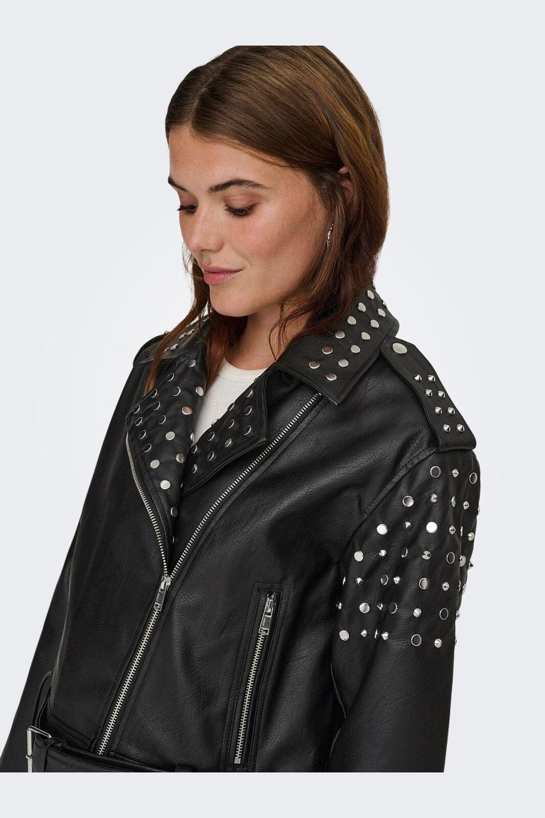 Only - Onldestiny Faux Leather Biker - 4467503 Black