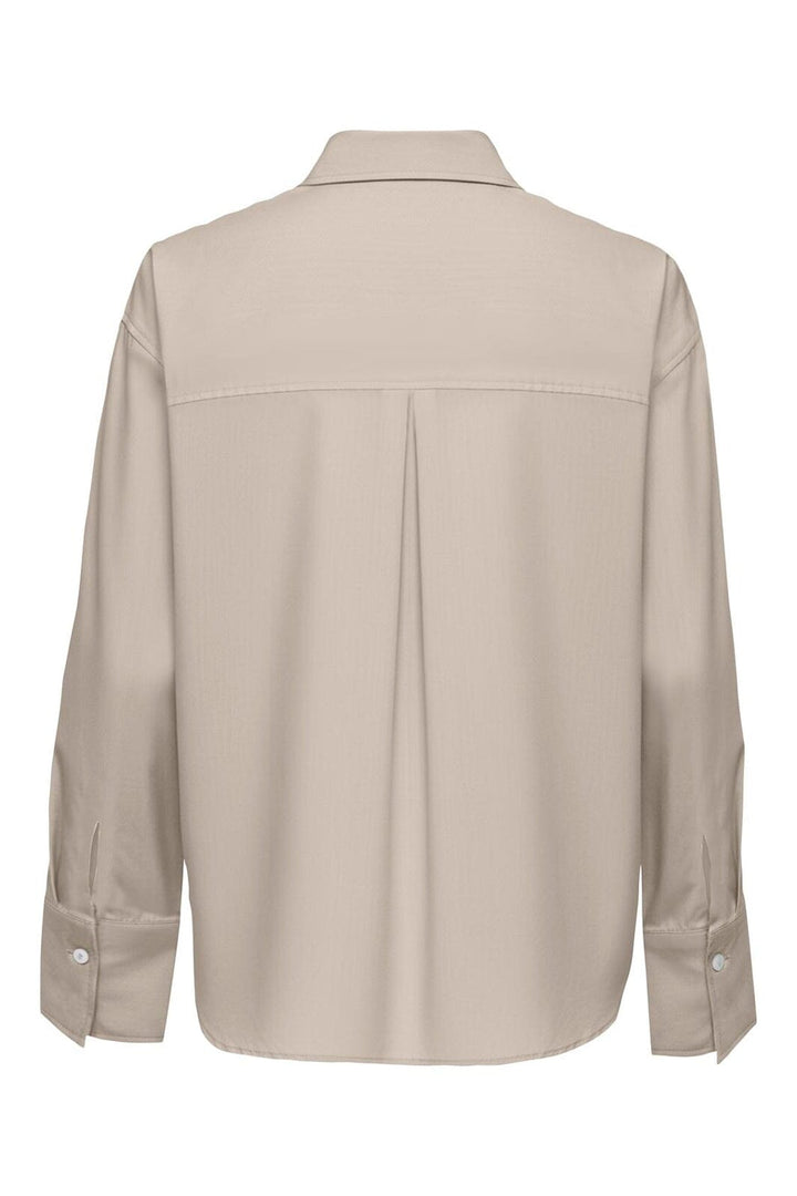Only - Onldisako L/S Bow Detail Shirt - 5158552 Peyote