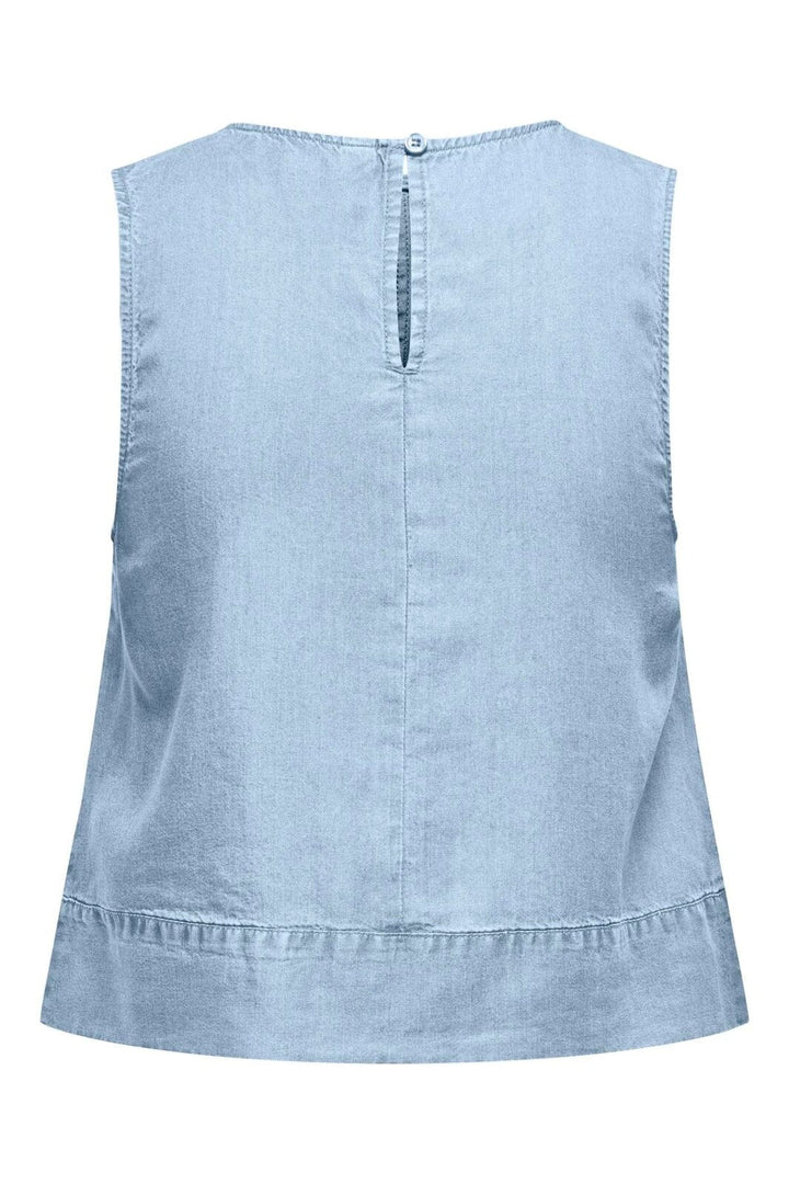 Only - Onldorsi Charis Sl Top Cc - 4977898 Light Blue Denim