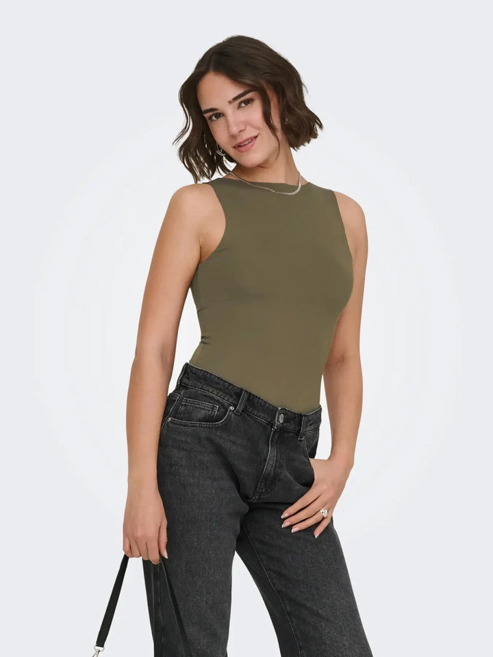 Only - Onlea S/L 2-Ways Fit Top - 5012185 Canteen Toppe 