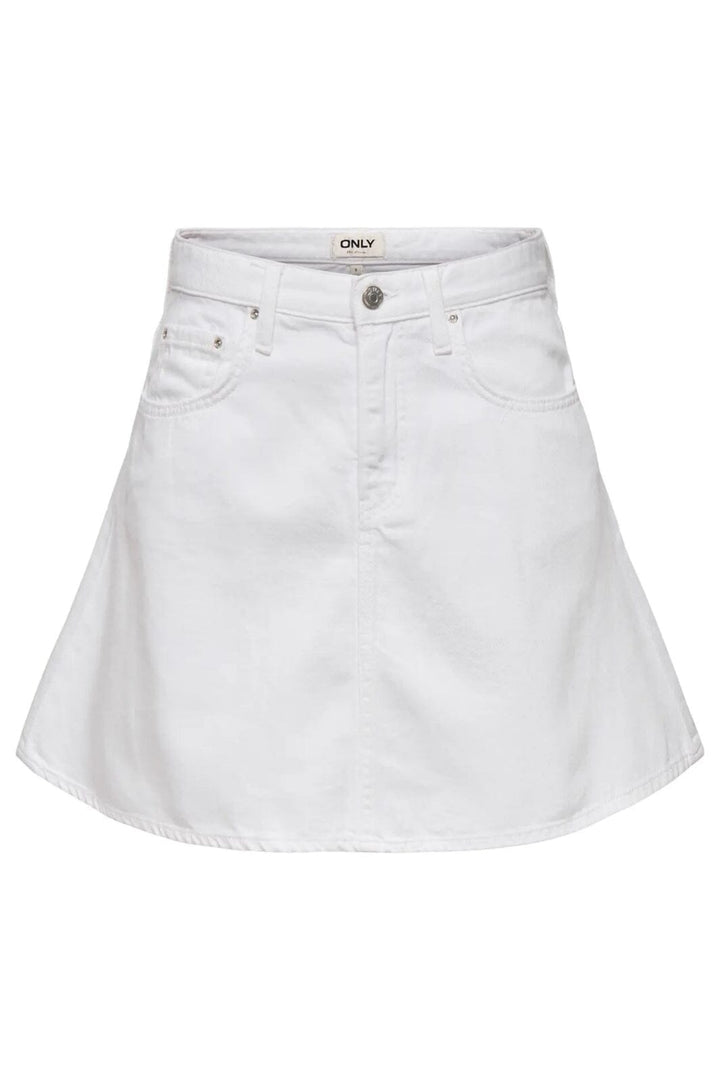 Only - Onleden A-Skirt Pim 15349233 - 4769531 - White
