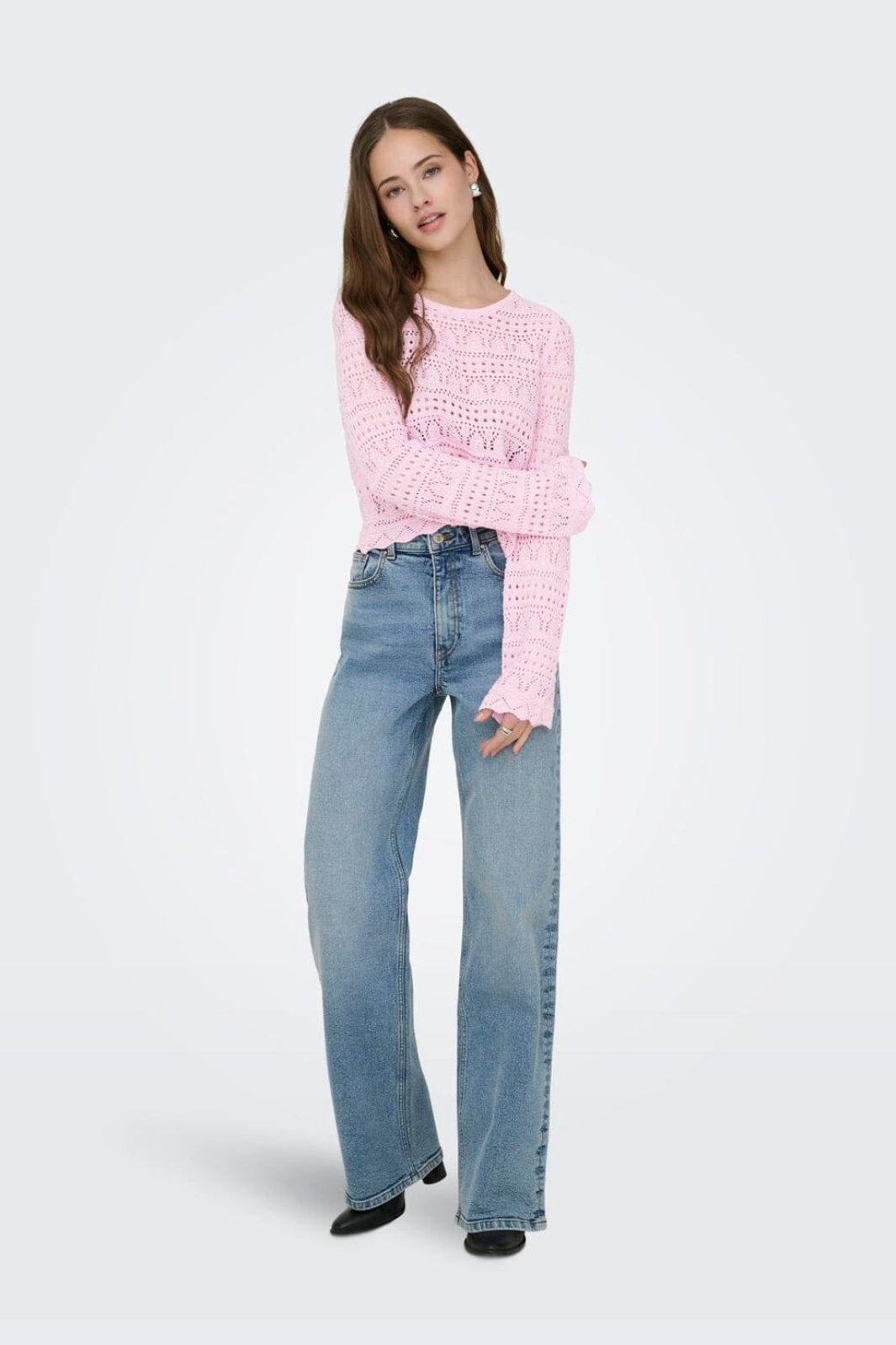 Only - Onlelke Life Ls Pullover Knt - 4982650 Romance Rose