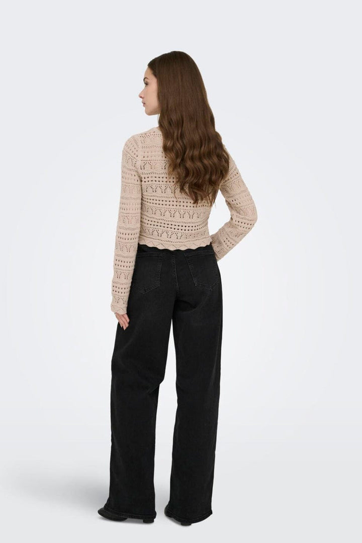 Only - Onlelke Life Ls Pullover Knt - 4984661 Oxford Tan