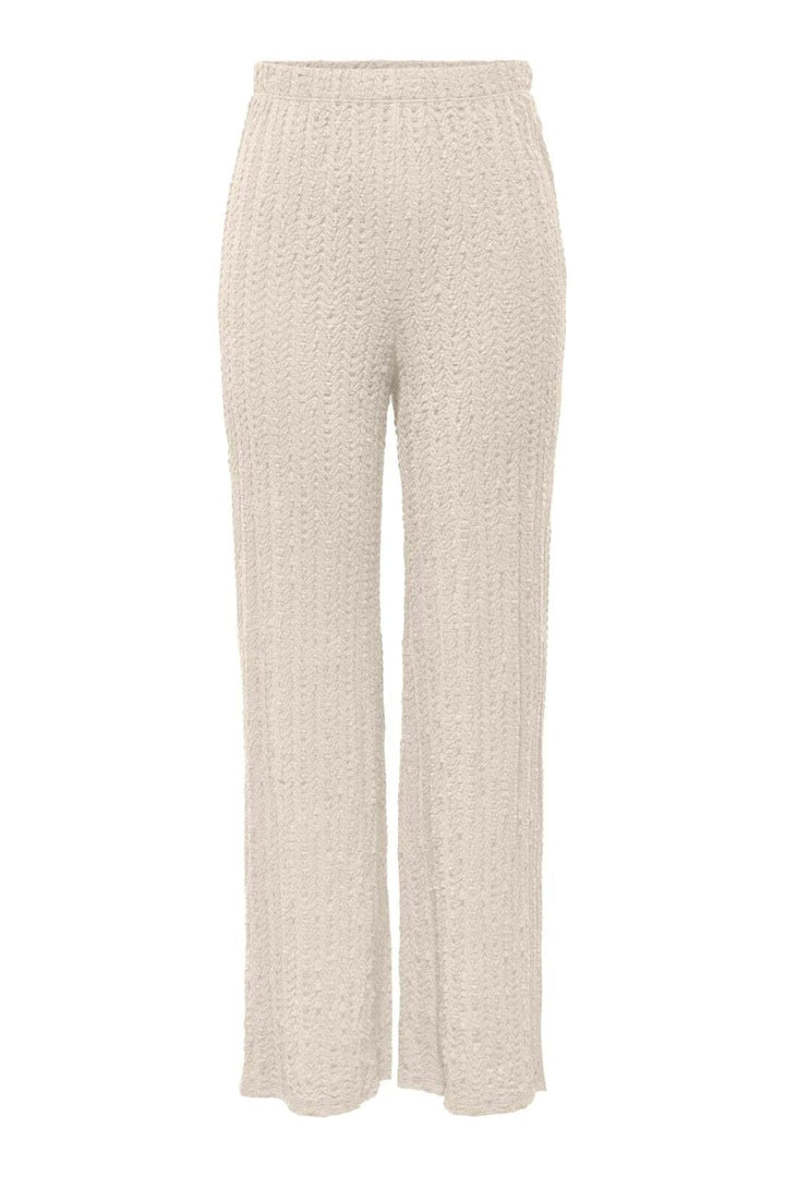 Only - Onlella Wide Pant - 5011619 Birch Bukser 