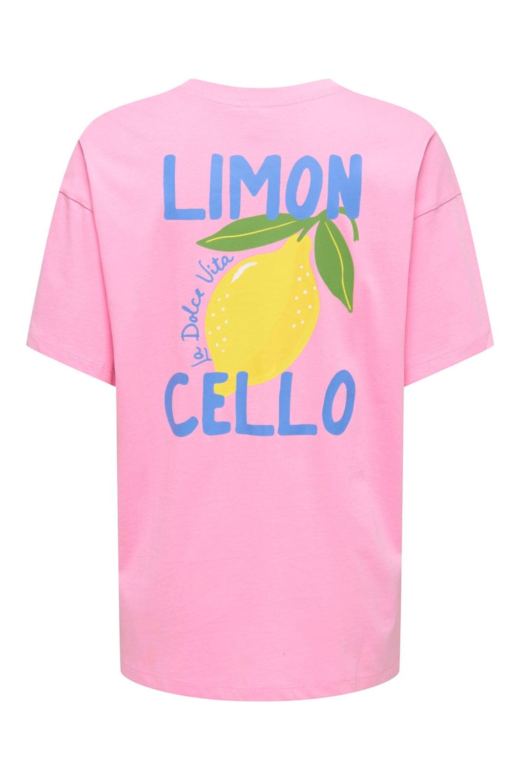 Only - Onlelle S/S Printed Tee - 5005418 Prism Pink Lemoncello (Ultramarine)