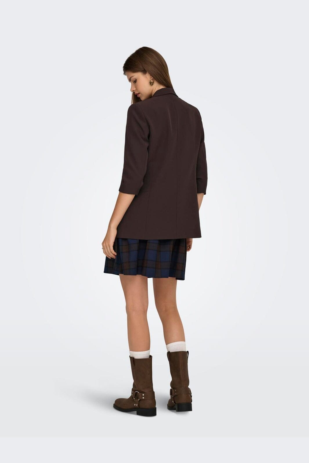 Only - Onlelly 3/4 Blazer Tlr - 4973184 Coffee Bean