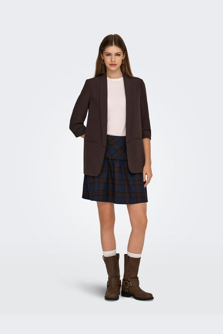 Only - Onlelly 3/4 Blazer Tlr - 4973184 Coffee Bean